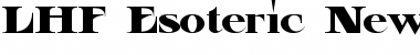 Download LHF Esoteric New Font