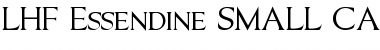 Download LHF Essendine SMALL CAPS Font