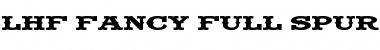 LHF Fancy Full Spurs BOLD Regular Font
