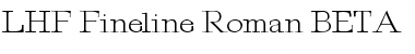 Download LHF Fineline Roman BETA Font