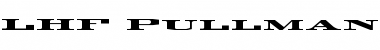 LHF Pullman Train BETA Font