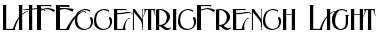 LHFEccentricFrench Font