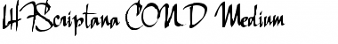 LHFScriptana COND Medium Font