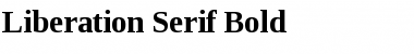 Liberation Serif Font