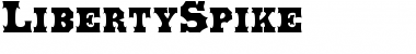 LibertySpike Regular Font