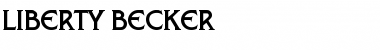 Liberty Becker Font