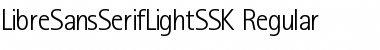 LibreSansSerifLightSSK Font