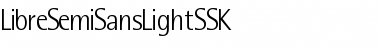 LibreSemiSansLightSSK Regular Font