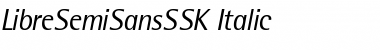 LibreSemiSansSSK Font