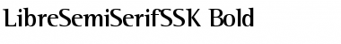LibreSemiSerifSSK Bold Font
