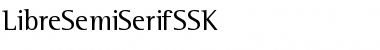 LibreSemiSerifSSK Font