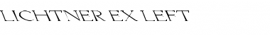 Lichtner Ex Left Regular Font