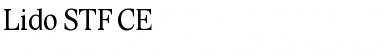 Lido STF CE Regular Font Lido STF CE Regular Font