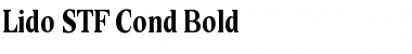 Lido STF Cond Font