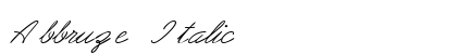 Abbruze Italic