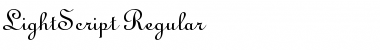 LightScript Font