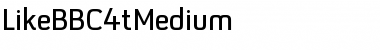 LikeBBC4tMedium Font