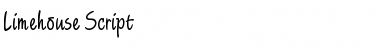 Limehouse Script LET Font