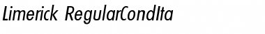 Limerick-RegularCondIta Font