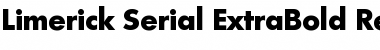 Limerick-Serial-ExtraBold Font