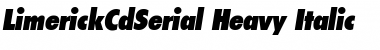 Download LimerickCdSerial-Heavy Font