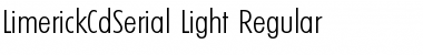 LimerickCdSerial-Light Font