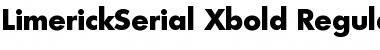 LimerickSerial-Xbold Font