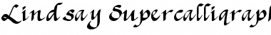 Lindsay Supercalliqraphix Font