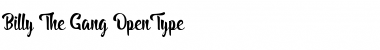 Billy The Gang Font