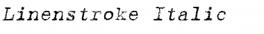 Linenstroke Font