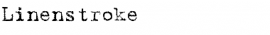 Linenstroke Regular Font Linenstroke Regular Font
