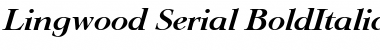 Lingwood-Serial Font
