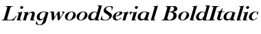 LingwoodSerial Font