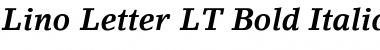 LinoLetter LT Roman Font