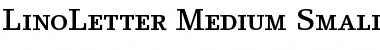 Download LinoLetter MediumSC Font