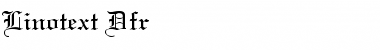 Linotext Dfr Font