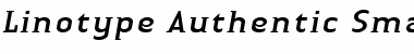 LTAuthenticSmallSerif Italic Font LTAuthenticSmallSerif Italic Font