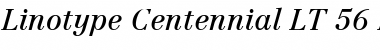 Centennial LT 55 Roman Italic Font