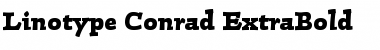 LTConrad ExtraBold Font