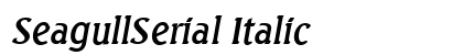 SeagullSerial Italic Preview