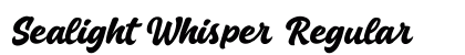 Sealight Whisper Regular preview