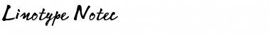 LinotypeNotec Font