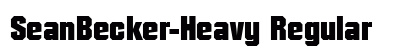 SeanBecker-Heavy Regular preview