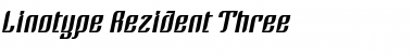 LTRezident Three Font
