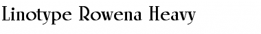 LTRowena Regular Bold Font LTRowena Regular Bold Font