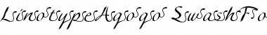 LTAgogo SwashFour Font