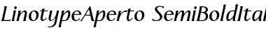 LTAperto SemiBold Font