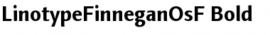 LTFinnegan OsF Regular Bold Font