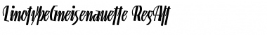 LTGneisenauette RegularAlt Font