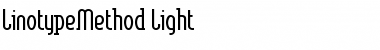 LTMethod Light Regular Font LTMethod Light Regular Font
